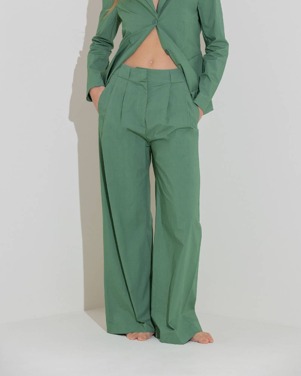 Rialto 48 PANTALONE AMPIO CON PINCES Vendita Calda