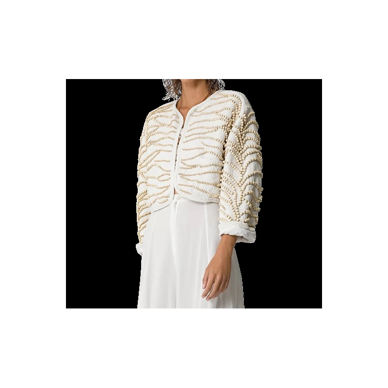 Roberto Fanella forte_forte giacca jacquard cotone macramè Promozione Limitata