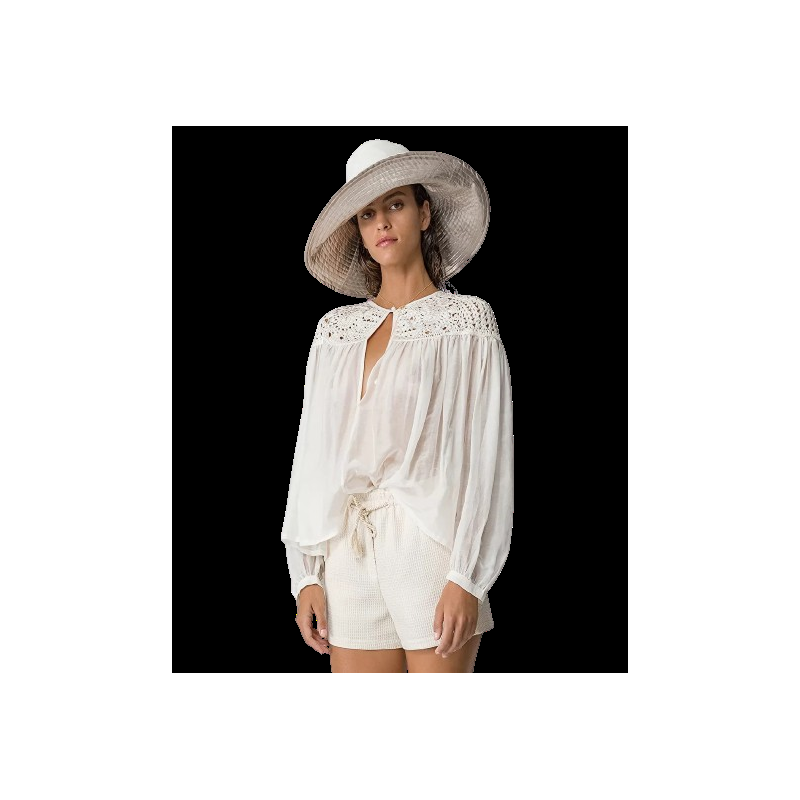 Roberto Fanella forte_forte camicia cotton silk voile bohemian Shopping Online