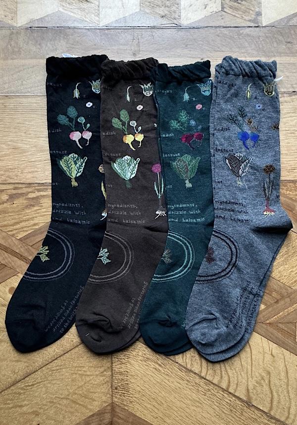 Rose & Lini ANTIPAST COTTON “SALAD” AS-221 SOCKS GREEN Hotsell