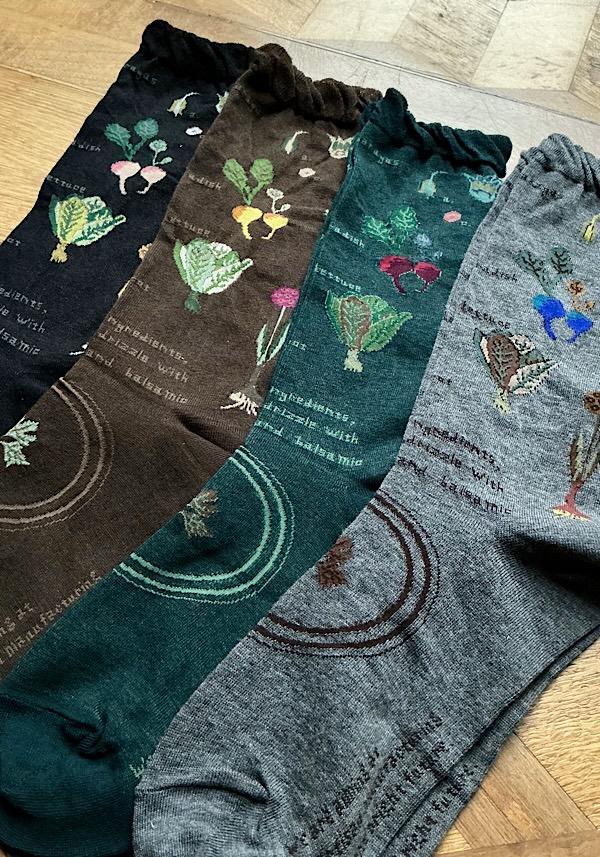 Rose & Lini ANTIPAST COTTON “SALAD” AS-221 SOCKS GREEN Hotsell