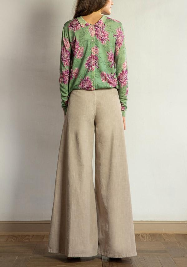 Rose & Lini PS. DON’T FORGET ME “GRACE DYED” WIDE LEG PANTS AVANA Italia