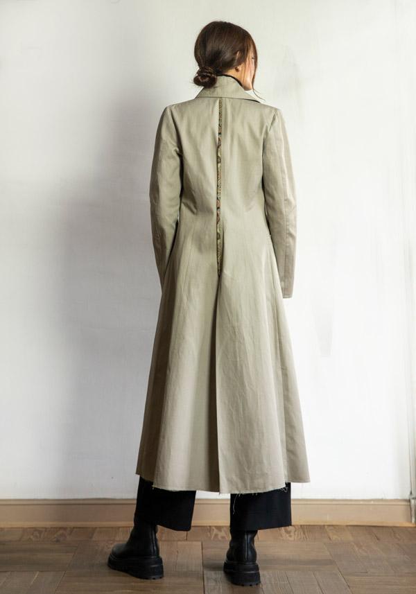 Rose & Lini IBRIGU COTTON TRENCH COAT “055” TAUPE Nuovo
