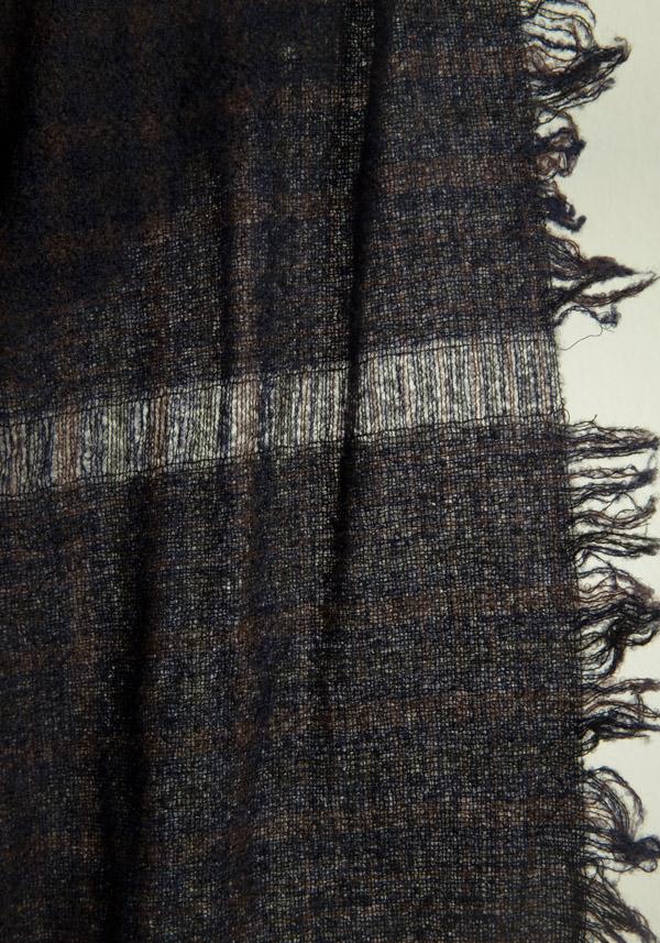 Rose & Lini FALIERO SARTI WOOL & CASHMERE “PERRISON” BLUE SCARF Qualità