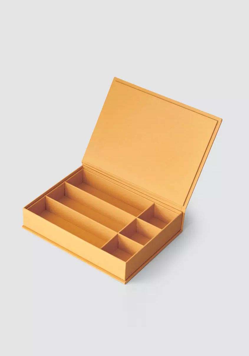 Rose & Lini PRINTWORKS “PRECIOUS THINGS” STORAGE BOX YELLOW Pezzi Unici