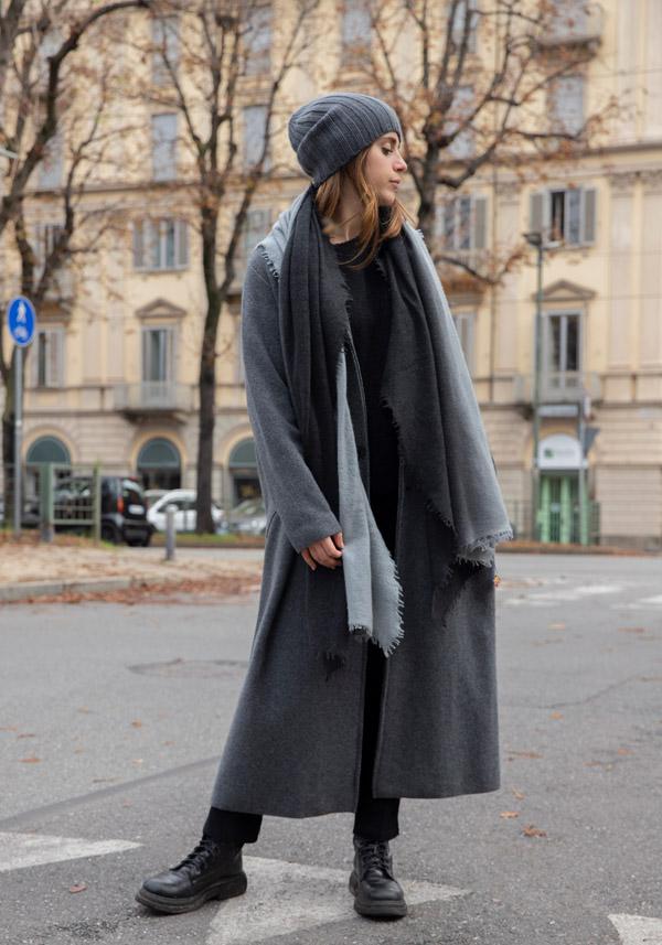 Rose & Lini BASE MILANO ALPACA “4320” BLACK PULLOVER Vendite Flash