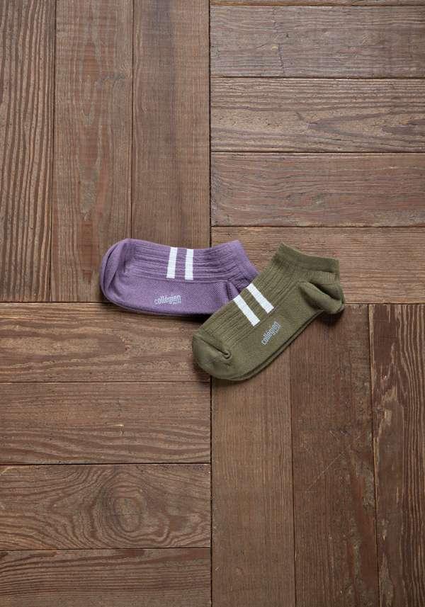 Rose & Lini COLLEGIEN “MAE” SHORT SOCKS GLYCINE Presa