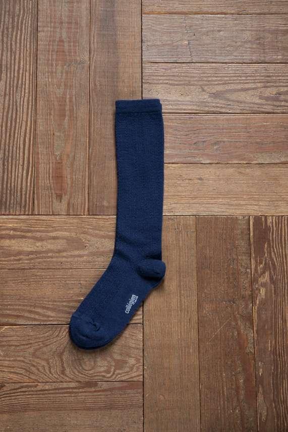 Rose & Lini COLLEGIEN “ADELE” MERINO WOOL SOCKS NAVY Online
