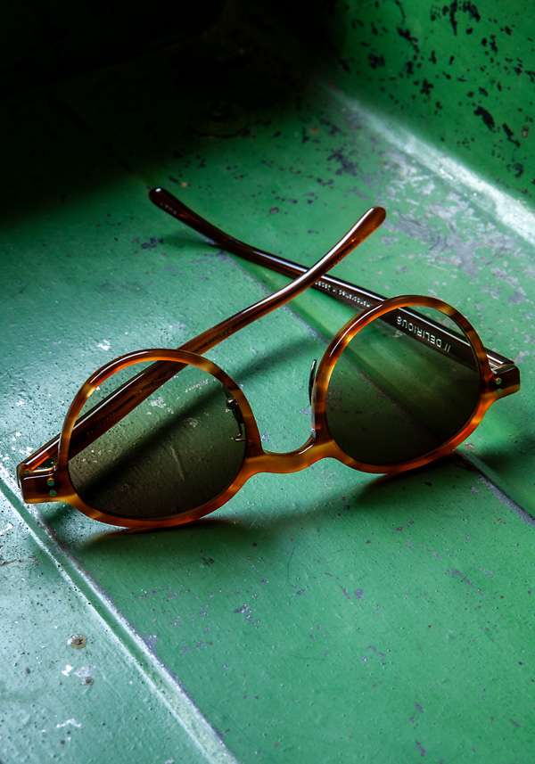 Rose & Lini DELIRIOUS “PHANTOS” #1 LIGHT TORTOISE SUNGLASSES Sottocosto