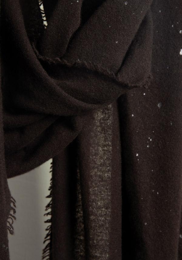 Rose & Lini FALIERO SARTI CASHMERE “ARIEL” ESPRESSO STOLE Offerta