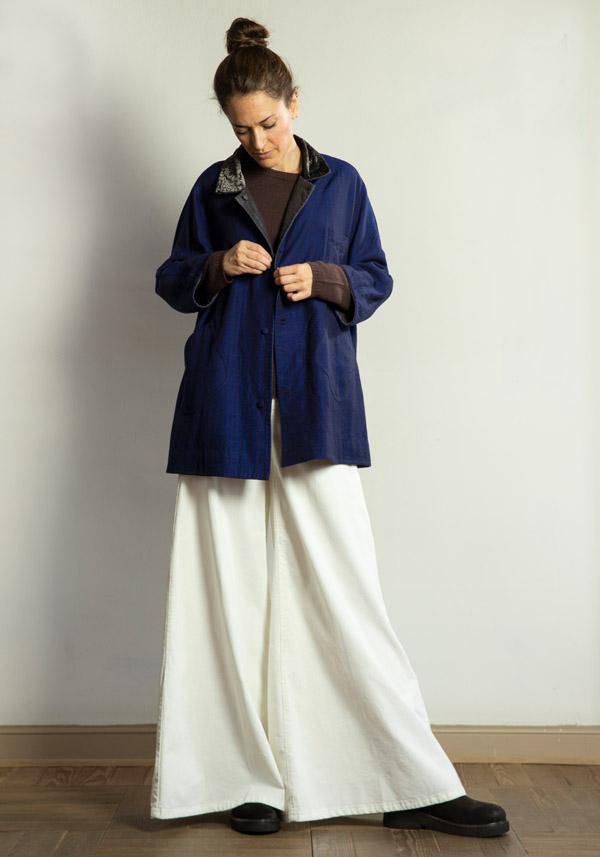 Rose & Lini PS. DON’T FORGET ME “GRACE DYED” WIDE LEG PANTS MILK 2025