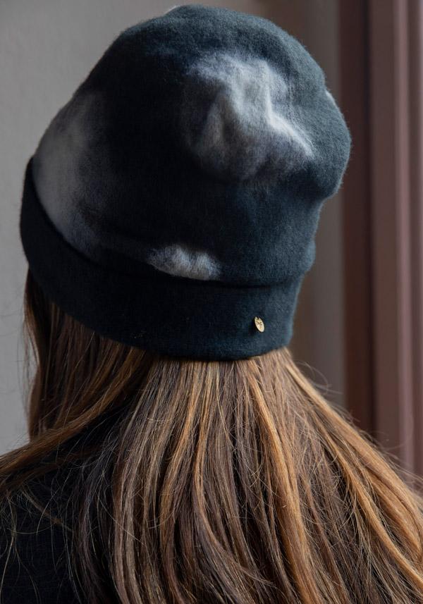 Rose & Lini YESEY “POPPINS” BLACK WOOL HAT Shopping Online