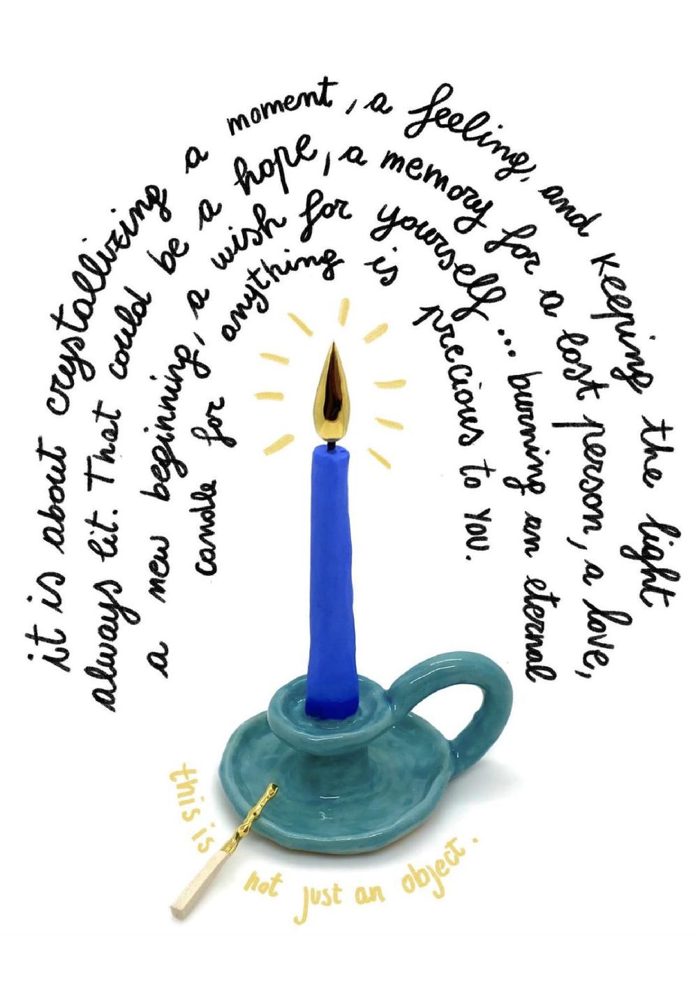 Rose & Lini MICHELA CASTAGNARO “ETERNAL CANDLE” nr.116 Vendita Calda