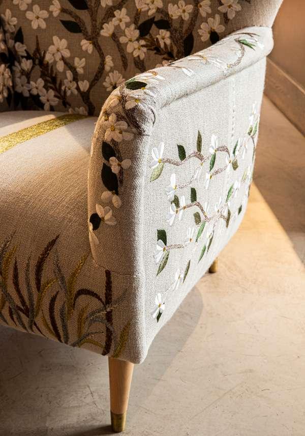 Rose & Lini BOKJA “MICKEY PRIMAVERA” FLORAL ARMCHAIR Moda