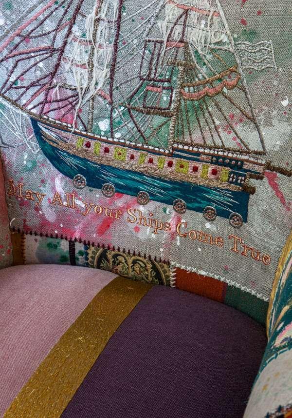 Rose & Lini BOKJA “MICKEY FANTASY” MULTICOLOR ARMCHAIR Italy