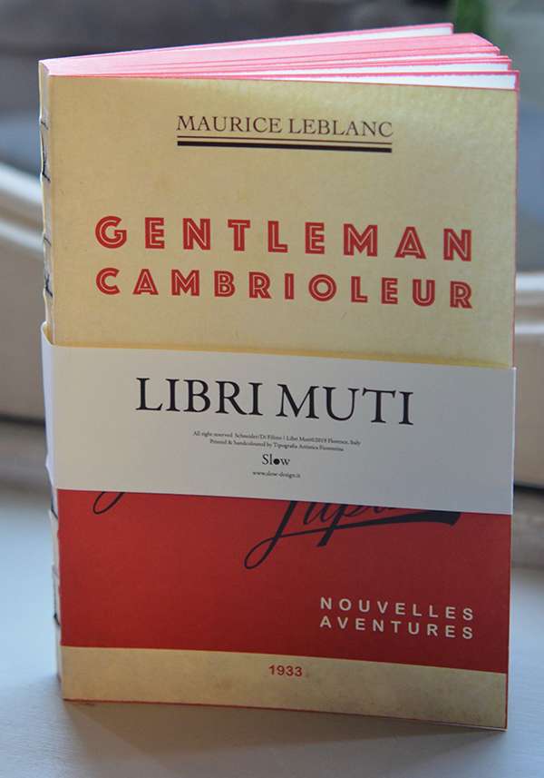 Rose & Lini SLOW DESIGN “LIBRI MUTI” ARSENE LUPIN Italia
