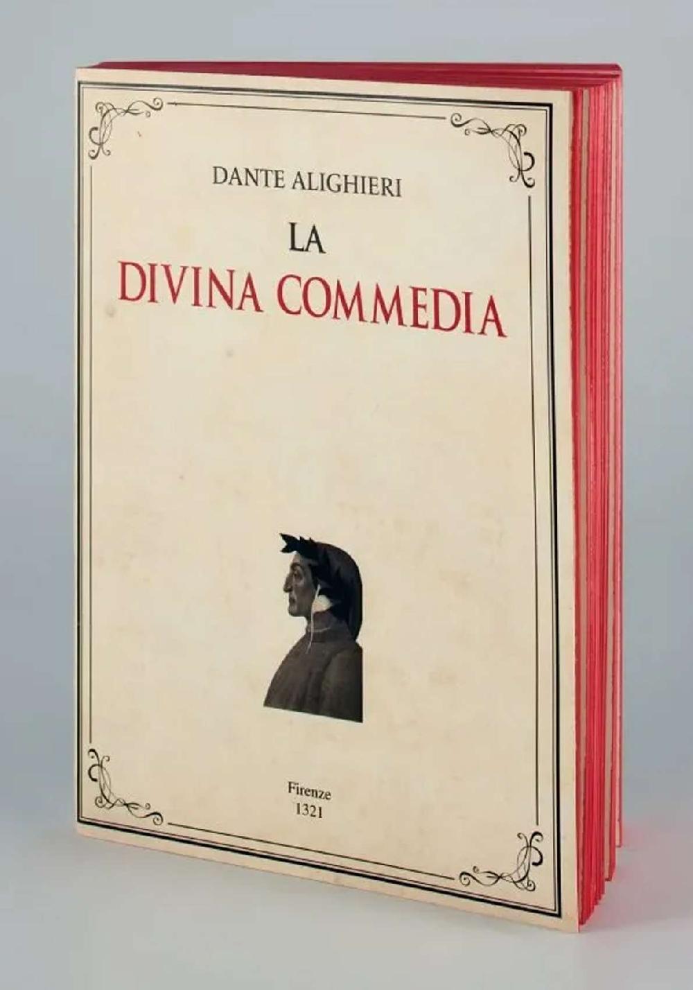 Rose & Lini SLOW DESIGN “LIBRI MUTI” LA DIVINA COMMEDIA Nuovo