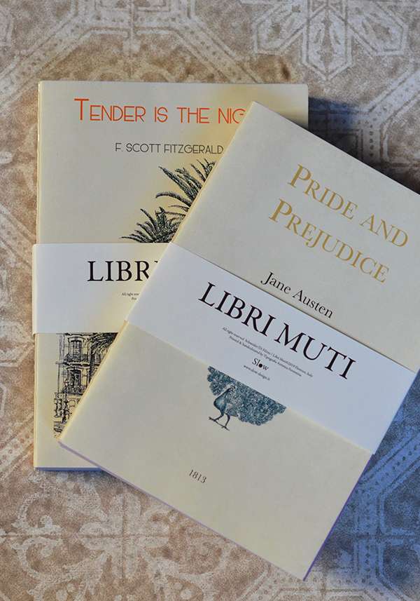 Rose & Lini SLOW DESIGN “LIBRI MUTI” PRIDE AND PREJUDICE Qualità Garantita