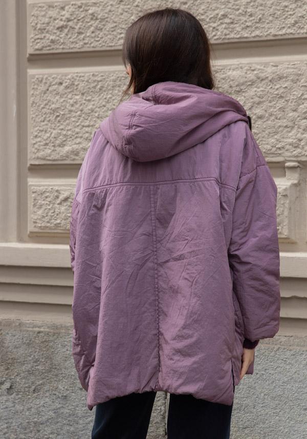 Rose & Lini KIMONORAIN REVERSIBLE “BASIC” JACKET POWDER & BLACK Hotsell