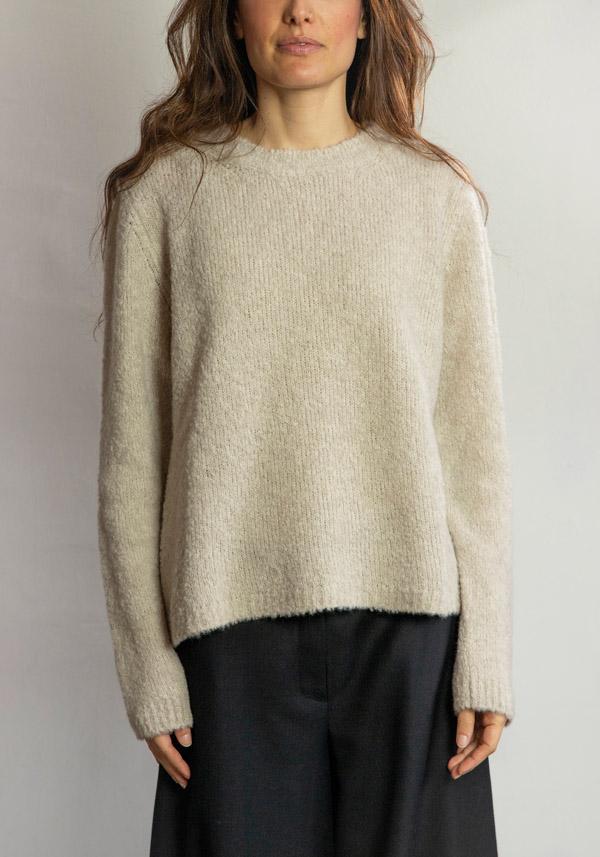 Rose & Lini SAVERIO PALATELLA CASHMERE & SILK “CREW NECK BOXY” BAILEYS KNIT In Saldo