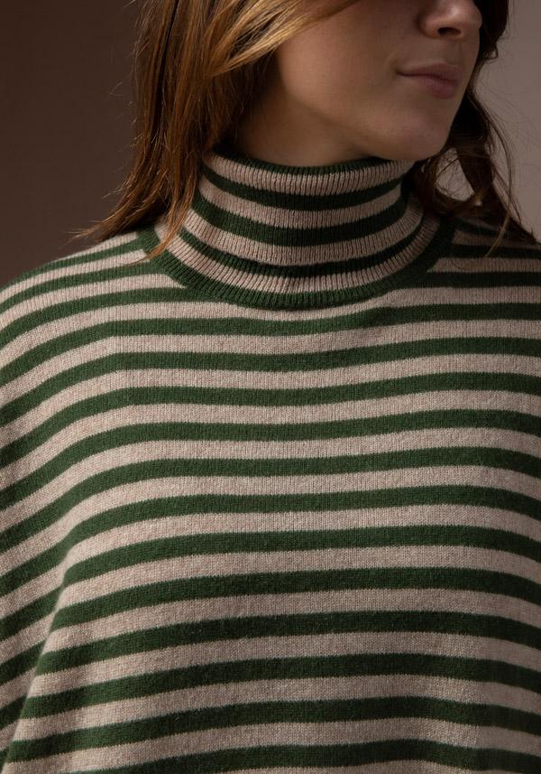 Rose & Lini ABSOLUT CASHMERE “PONCHO JOANNA” STRIPES 2025