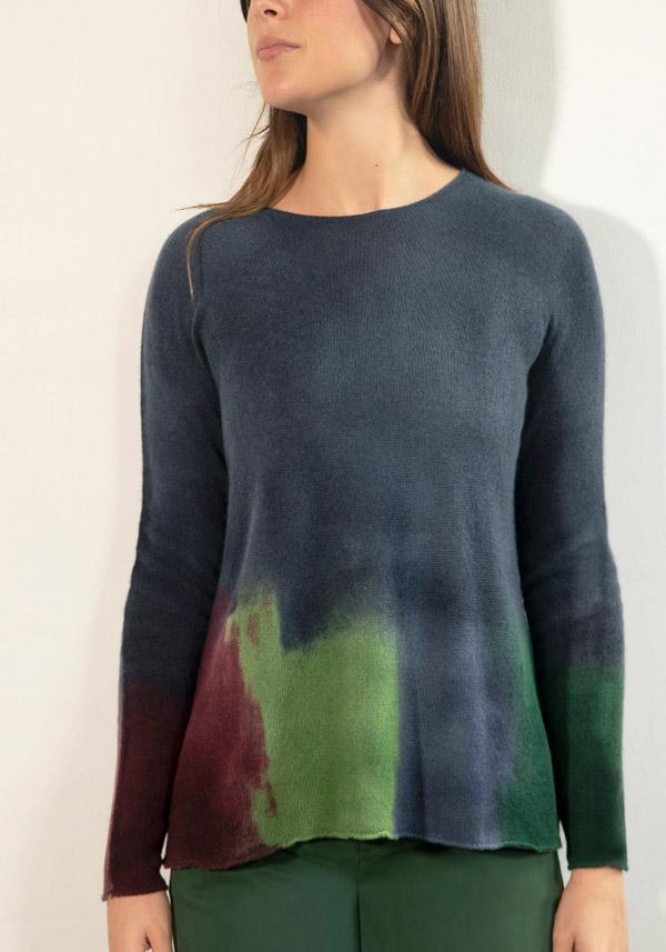Rose & Lini FISSORE CASHMERE “BRUCO 71” KNIT DENIM Italia