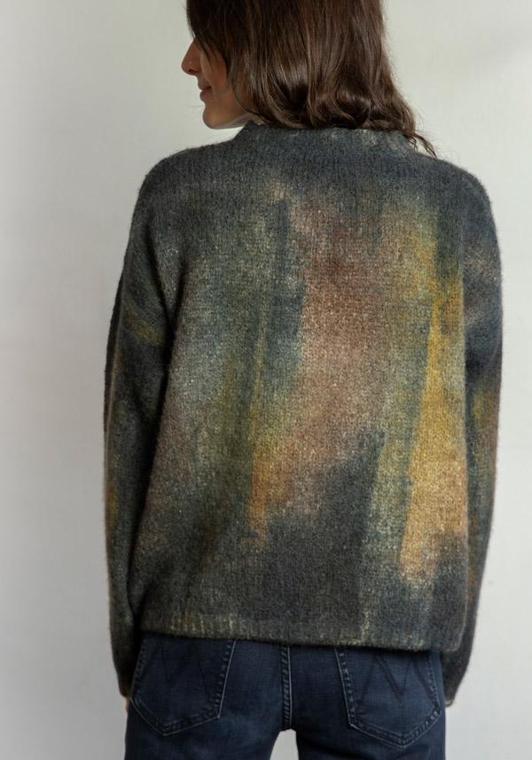 Rose & Lini FISSORE CASHMERE “MARIANNE 17” CHARCOAL PULLOVER 2025