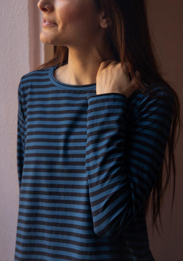 Rose & Lini LABO ART COTTON “JEPPE” ALASKA STRIPED T-SHIRT Acquista Ora