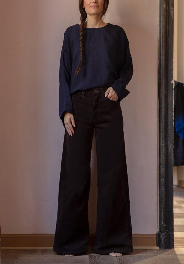 Rose & Lini MOTHER DENIM “THE DITCHER ROLLER ZIP SNEAK” ESPRESSO JEANS Affare Del Giorno