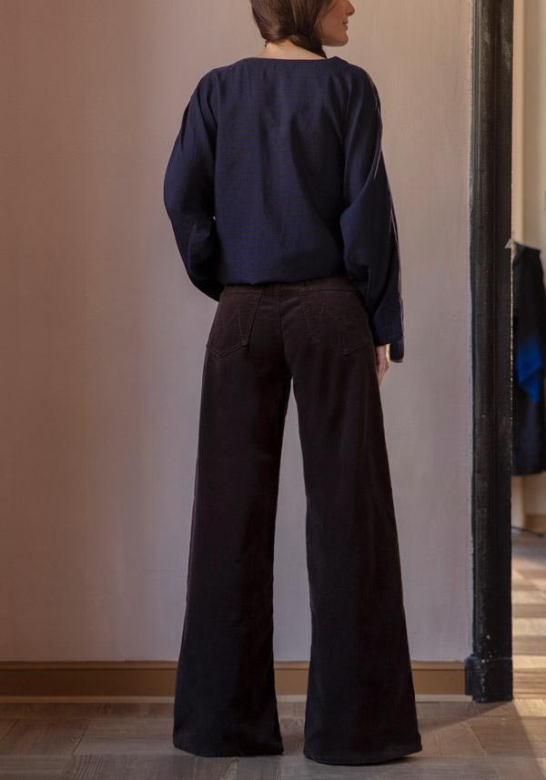 Rose & Lini MOTHER DENIM “THE DITCHER ROLLER ZIP SNEAK” ESPRESSO JEANS Affare Del Giorno