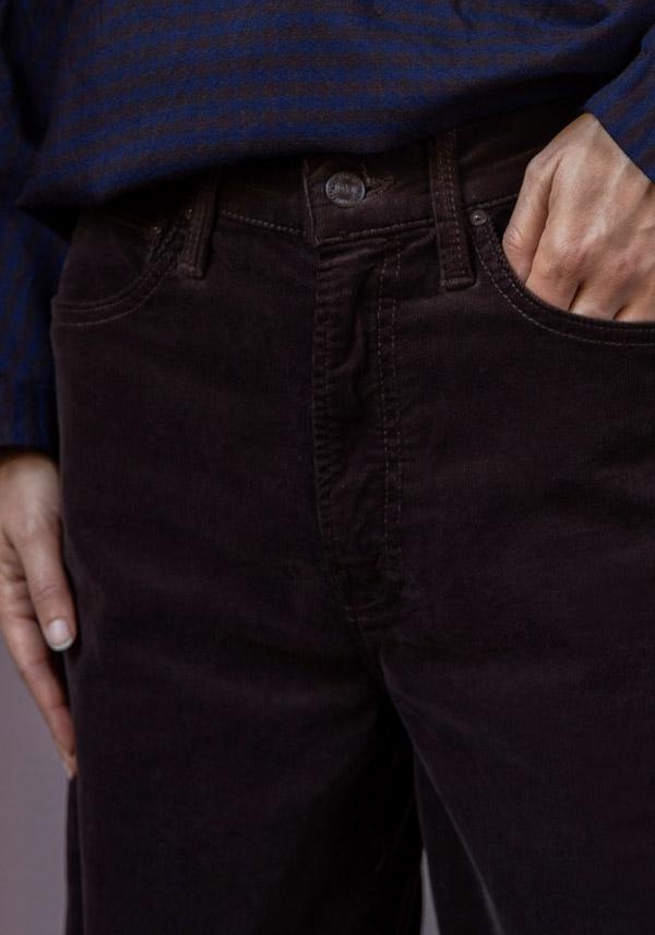 Rose & Lini MOTHER DENIM “THE DITCHER ROLLER ZIP SNEAK” ESPRESSO JEANS Affare Del Giorno