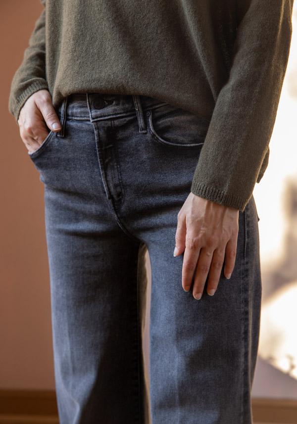 Rose & Lini MOTHER DENIM “THE TWISTER HEEL” STONE JEANS Prezzo Ridotto
