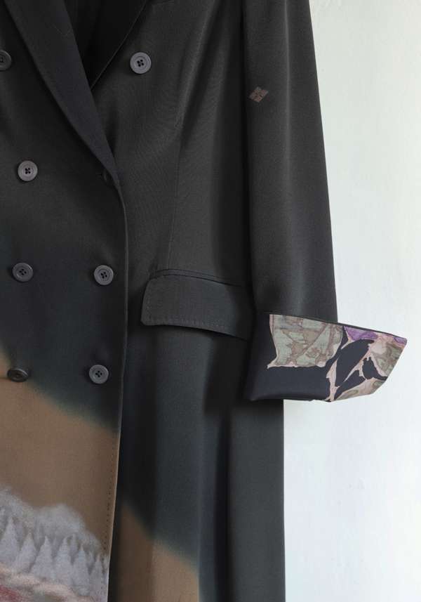 Rose & Lini IBRIGU UNIQUE SILK COAT “CP13 #3” || Size 42 2025
