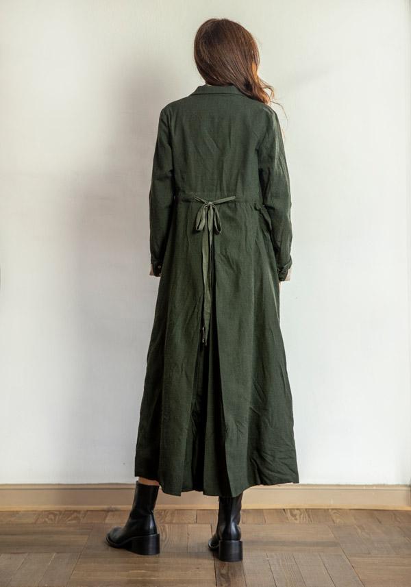 Rose & Lini ALEKSANDR MANAMIS WOOL “COAT 1149” GREEN In Linea