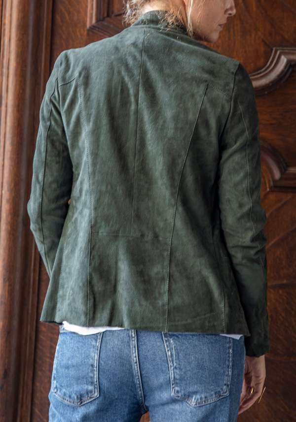 Rose & Lini GIORGIO BRATO NAFTA SUEDE JACKET 9593 Vendita Economica