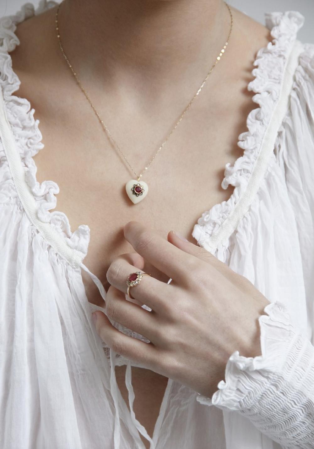 Rose & Lini 5 OCTOBRE “ROSIE” GOLD PENDANT NECKLACE Italia