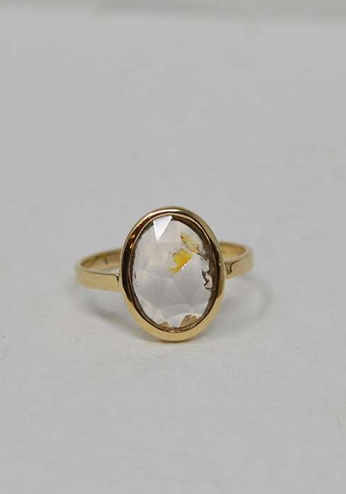 Rose & Lini MAITEA “OVAL” CLEAR TOURMALINE RING Soddisfazione Garantita