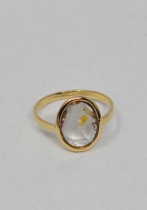 Rose & Lini MAITEA “OVAL” CLEAR TOURMALINE RING Soddisfazione Garantita