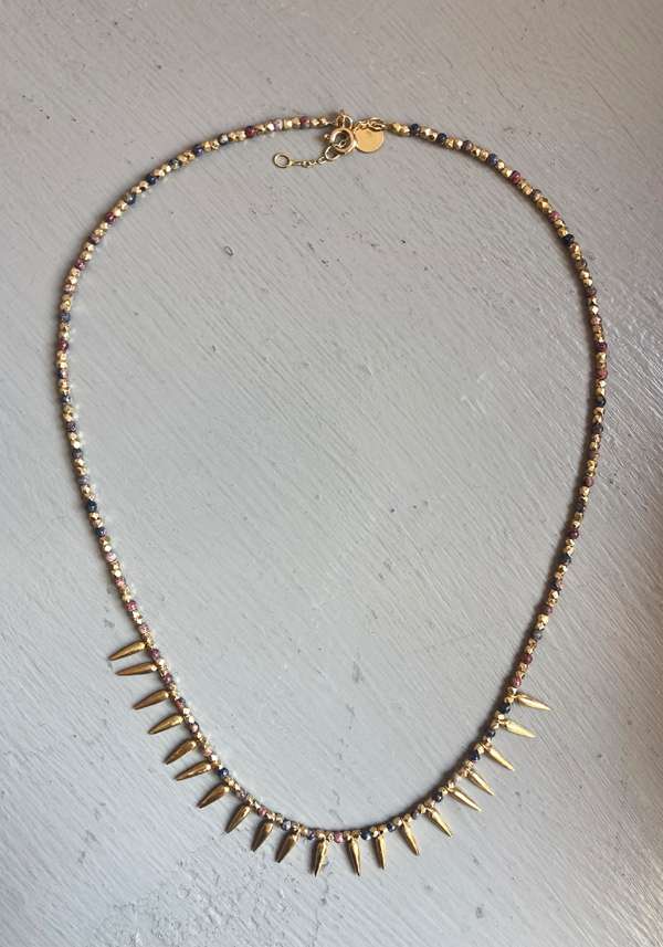 Rose & Lini 5 OCTOBRE “HAWK” JASPER NECKLACE Shopping Online