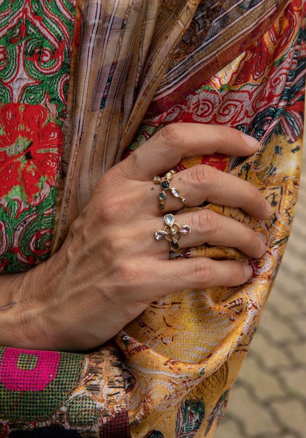 Rose & Lini DORETTE “BAGUE CROISÉE” GOLD RING Novità