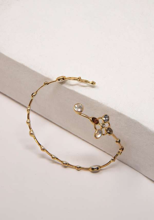 Rose & Lini DORETTE GOLD STUDDED “JARDINAGE BRACELET” #1 Offerta Giorno del Papà