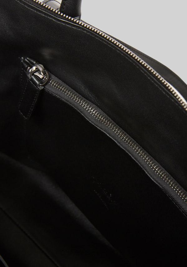 Rose & Lini MARSÈLL “4 DRITTA” BLACK LEATHER BAG Promozione Limitata
