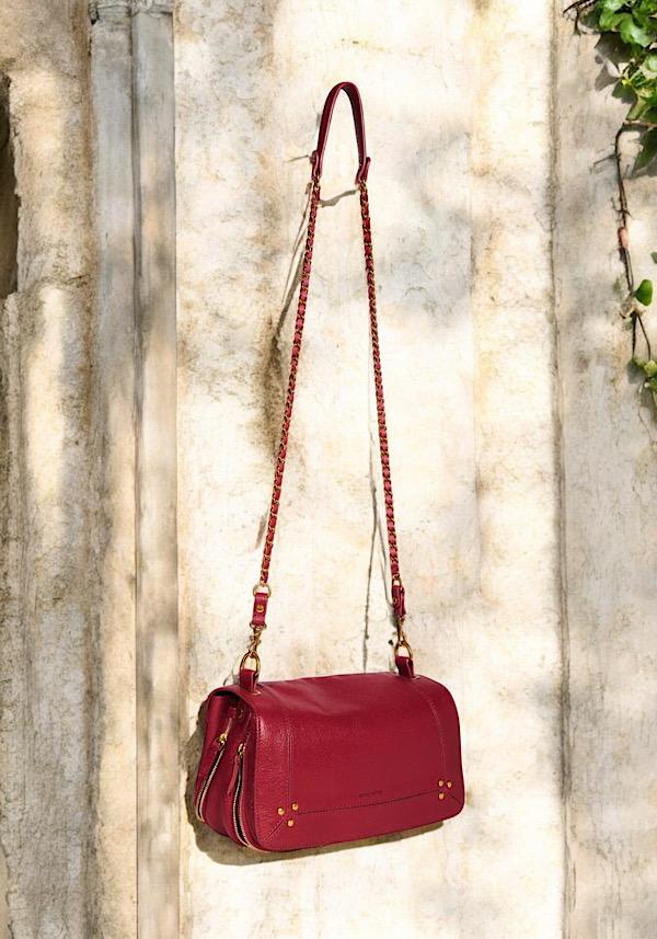 Rose & Lini JÉRÔME DREYFUSS “BOBI” RUBY LEATHER BAG Convenienza