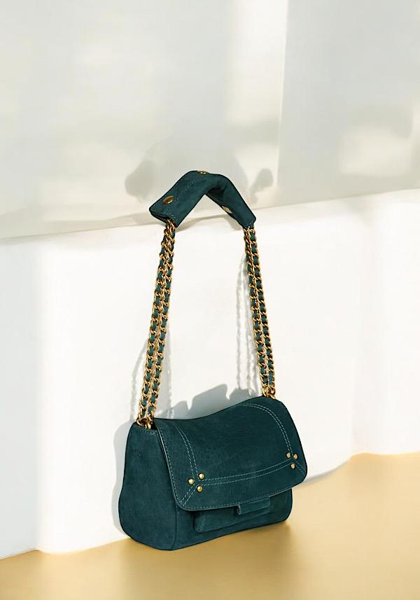 Rose & Lini JÉRÔME DREYFUSS “LULU S” IMPRIMÈ CROCO CANARD BAG Sconto