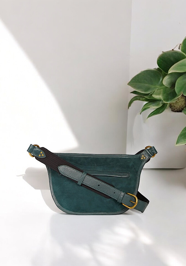 Rose & Lini JÉRÔME DREYFUSS “STAN BANANE” IMPRIMÈ CROCO CANARD BAG Prezzo di fabbrica