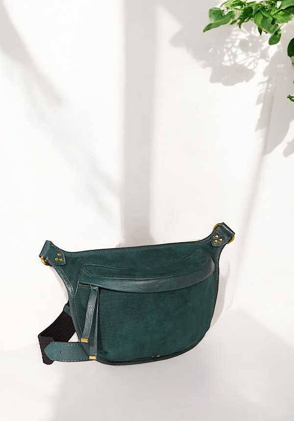 Rose & Lini JÉRÔME DREYFUSS “STAN BANANE” IMPRIMÈ CROCO CANARD BAG Prezzo di fabbrica