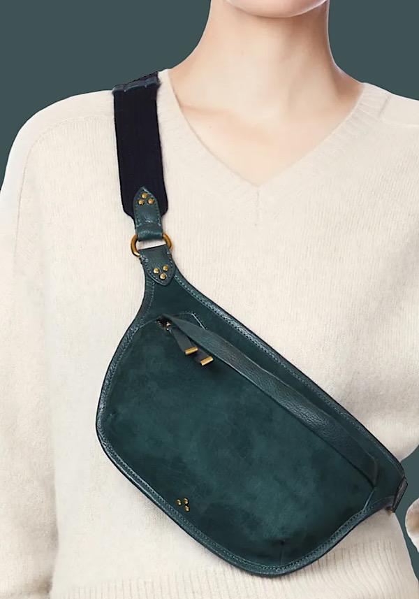 Rose & Lini JÉRÔME DREYFUSS “STAN BANANE” IMPRIMÈ CROCO CANARD BAG Prezzo di fabbrica