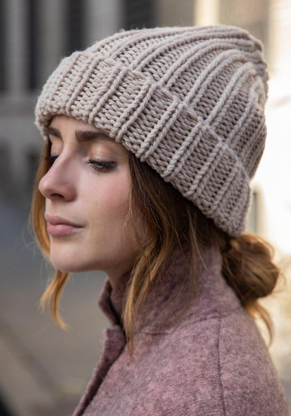 Rose & Lini DANIELAPI MERINO’S WOOL “PUNTO PANNOCCHIA” PORRIDGE BEANIE Offerta San Valentino