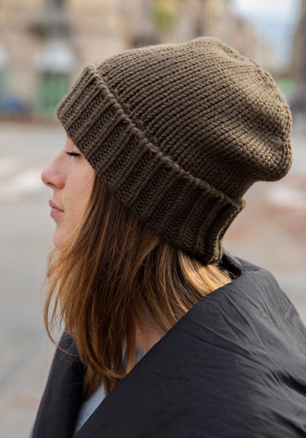 Rose & Lini DANIELAPI MERINO’S WOOL “RASATO” CAMO BEANIE Smaltimento dello stoccaggio