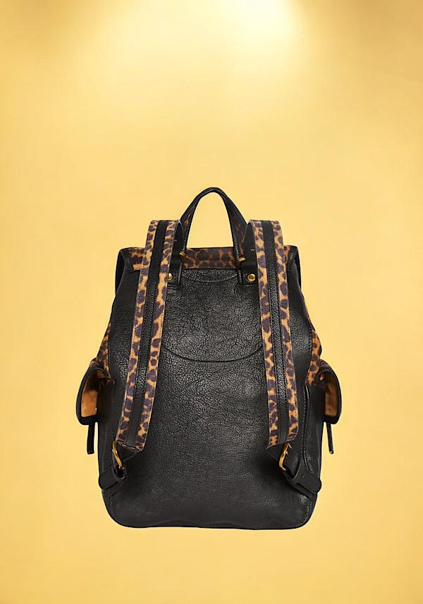 Rose & Lini JÉRÔME DREYFUSS “STAN” LEOPARD SUEDE LEATHER BACKPACK Bestseller